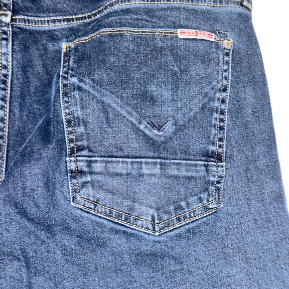 Hudson Jeans Ethan Five Pocket Straight Leg Mens Size 36 Annx Blue Wash Mid RIse - Picture 3 of 6